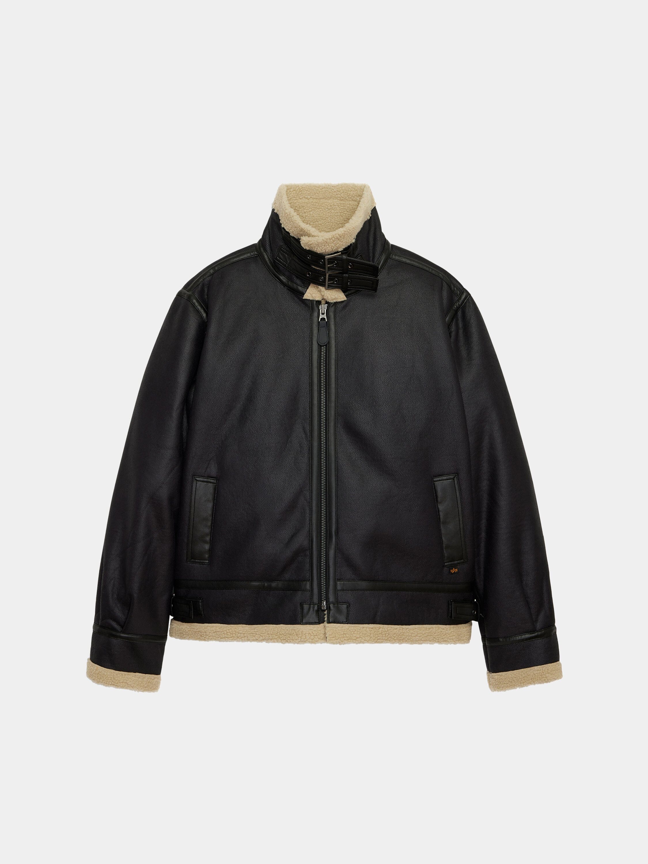 Original B-3 Shearling Aviator Jacket �?Genuine Cowhide Leather with Mouton Wool Lining | Cowskin Jackets